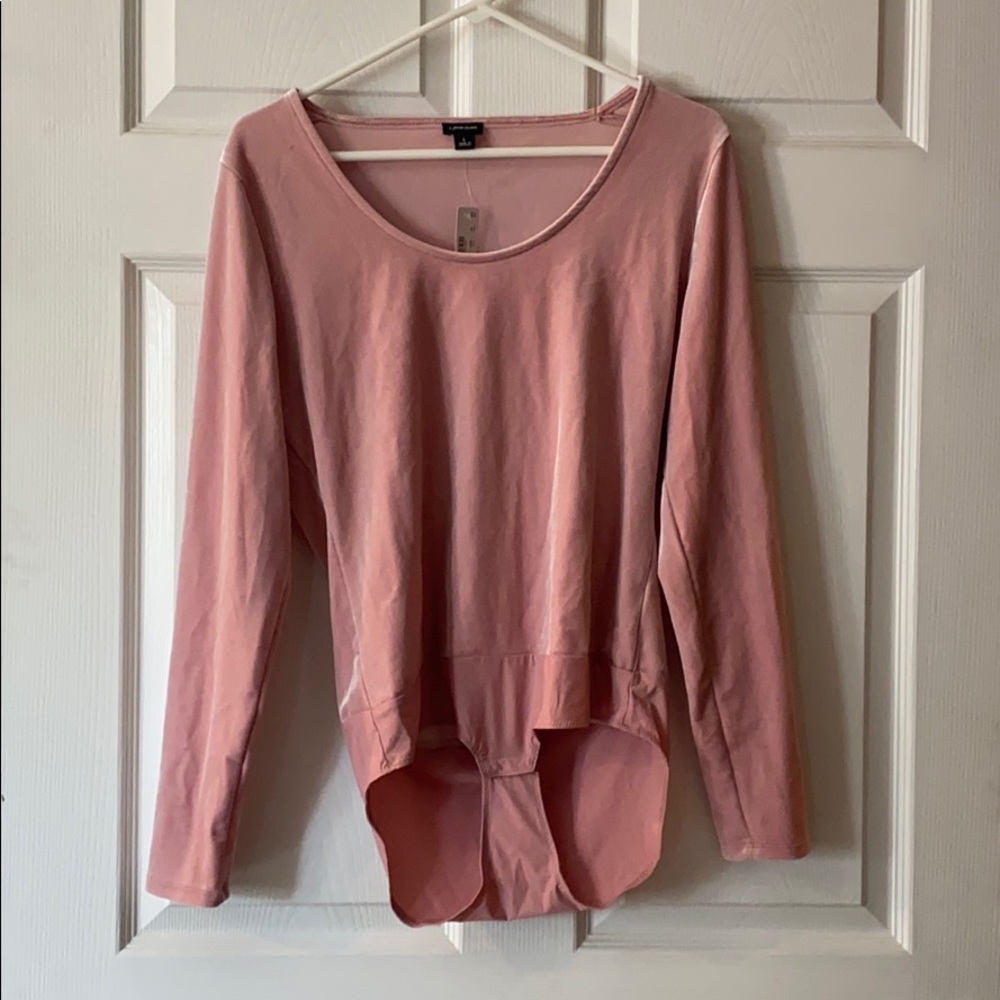 J Crew velvet bodysuit